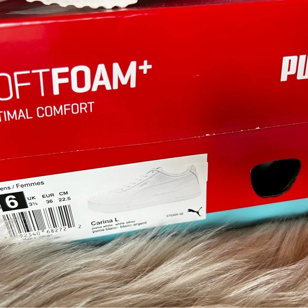 Puma white sneaker soft form, Mint Condition. - Picture 9 of 14